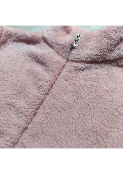 Kız Çocuk Fermuarlı Basic Peluş Hırka modelleri
