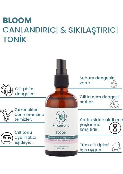 Bloom Canlandırıcı & Sıkılaştırıcı Doğal Tonik – 100ml fırsatları