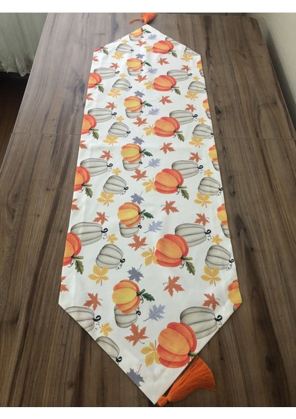 Balkabağı Desenli Runner