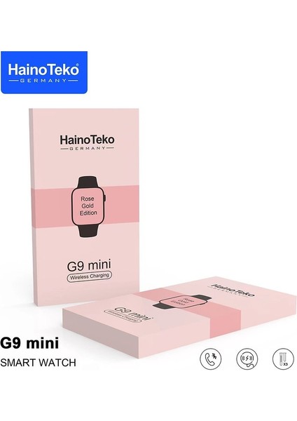 Haino Teko G9 Mini 3 Kordonlu Bayan Akıllı Saat