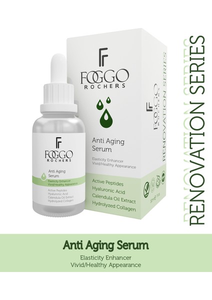 Anti Aging Cilt Bakım Serumu Active Peptides Calendula Oil Aynısefa Papatya 30 ml