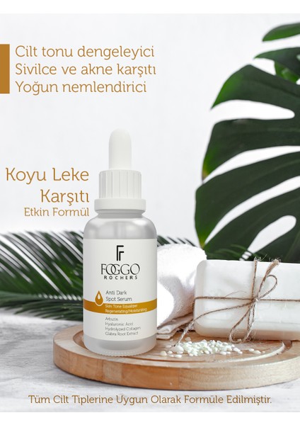 Antidark Leke Karşıtı Arbutin Cilt Bakım Serumu, Prinç Özü, Meyan Kökü, Hyaluronic ASİT, 30 ml modelleri
