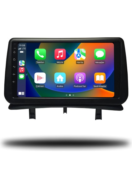 Renault Clio 3 Android Carplay Multimedya 2005-2011 6gb Ram - 128GB Hafıza - 8 Çekirdek