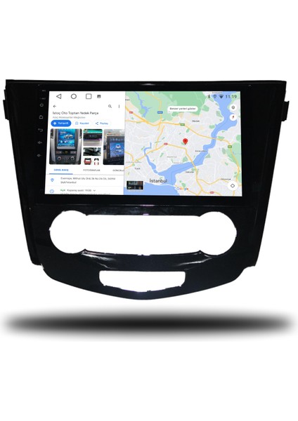 Nissan Qashqai Android Carplay Multimedya 2014-2021 Manuel Klima 6gb Ram + 128GB Hafıza + 8 Çekirdek modelleri