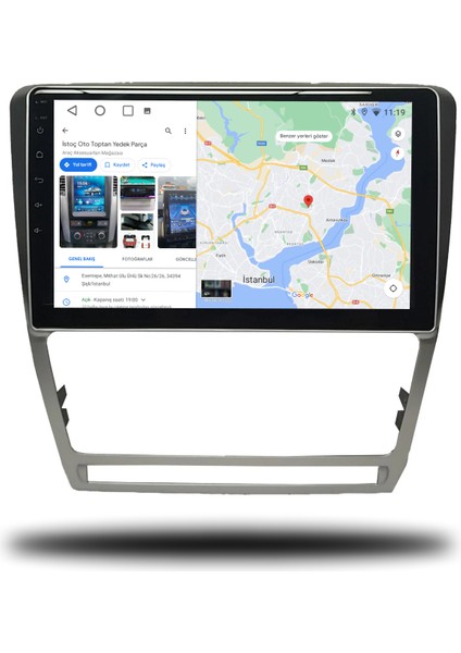 Skoda Octavia Android Carplay Multimedya 2007-2012 6gb Ram + 128GB Hafıza + 8 Çekirdek modelleri