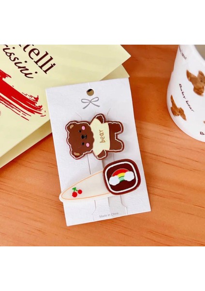 Teddy Bear Ayıcıklı Yan Toka Çocuk Pens