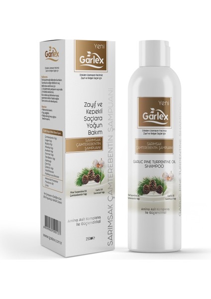 Sarımsak & Çam Terebentin Şampuanı 250 ml