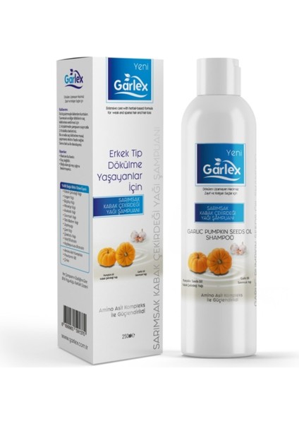 Sarımsak & Kabak Çekirdeği Yağı Şampuanı 250 ml