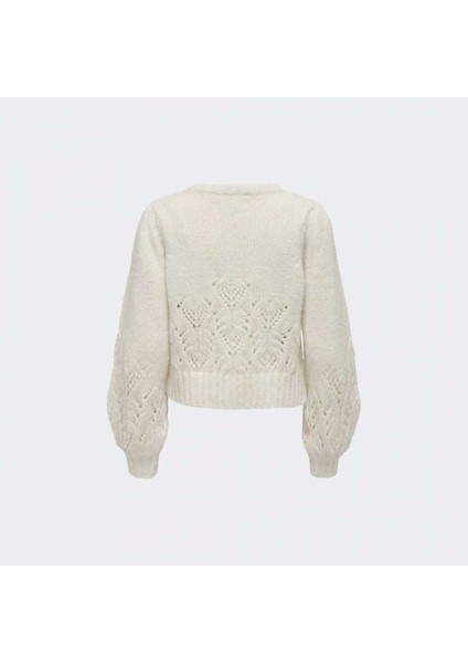 15302241 Only Onlcarlıe Lıfe Ls Detaıl O-Neck Knt Kadın Kazak Birch modelleri