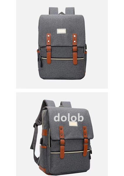 Erkekler ve Kadınlar Için Naylon Sırt Çantası, Büyük Kapasiteli USB Şarj Iş Moda Bilgisayar Sırt Çantası (Yurt Dışından) indirimleri