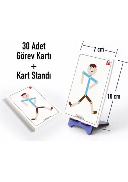 Erkek Figür Ahşap Çöp Adam Montessori Yapboz Aktivite Eğitici Ahşap Oyuncak fırsatları