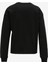 Bisiklet Yaka Baskılı Siyah Kadın Sweatshirt 6RYM70 2