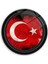 Bayrak Yuvarlak Cam Tablo 2