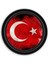 Bayrak Yuvarlak Cam Tablo 3