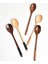 Saplı Kahve Kaşıkları Çok Fonksiyonlu Tahta Kaşık Mutfak Baharat Kaşıkları (Yurt Dışından) 2