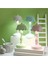 Avrupa Lotus Başucu Lambası Dekor Mini LED Gece Lambası Alışveriş Merkezi Odası Bar Ev Küçük Okuma Masası Işık-Açık Yeşil (Yurt Dışından) 5