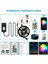 Güneş Çit Işıkları, Güverte, Çit, Peyzaj, Basamaklar, Merdivenler, Veranda, Avlu, Bahçe, Sıcak Işık Için Dış Mekan Suya Dayanıklı Güneş Enerjili LED Duvar Işıkları (8'li Paket) (Yurt Dışından) 4