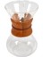 800ML Kahve Makinesi Üzerine Dökün, Cam Sürahi ve Yeniden Kullanılabilir Filtre ile Manuel Kahve Damlatıcı Brewer, Gerçek Açık Kahverengi Ahşap Kollu (Yurt Dışından) 2