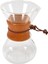 800ML Kahve Makinesi Üzerine Dökün, Cam Sürahi ve Yeniden Kullanılabilir Filtre ile Manuel Kahve Damlatıcı Brewer, Gerçek Açık Kahverengi Ahşap Kollu (Yurt Dışından) 4