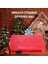 Noel Çelenk Saklama Çantası 23.62INCH Garland Tatil Konteyneri Kolları ve Şeffaf Kart Yuvası Kırmızı (Yurt Dışından) 4