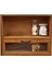 Ahşap Dolap Kutusu Organizatör Depolama Cam Çekmece Vintage Bitirme Depolama Retro Bitirme Saklama Kutusu 30X12X24 cm (Yurt Dışından) 1