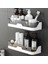 Parçalı Set Delinmemiş Duş Rafı Duvara Monteli Duş Saklama Sepeti Banyo/mutfak Için Uygun Amber Altın (Yurt Dışından) 3
