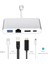 Coverzone Type-C 3.1 HDMI 4K 100MBPS Ethernet RJ45 100M Pd Usb3.0 USB C Hub Dönüştürücü 4 In 1 Macbook Pro Uyumlu iPhone 15 Serisi Uyumlu ZR283 4