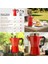Espresso Makinesi, Güçlü Taze Demlenmiş Espresso Kahvesi Için Italyan Kahvesi 6 Fincan Moka Pot (Kırmızı) (Yurt Dışından) 4