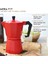 Espresso Makinesi, Güçlü Taze Demlenmiş Espresso Kahvesi Için Italyan Kahvesi 6 Fincan Moka Pot (Kırmızı) (Yurt Dışından) 5