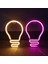 LED Neon Burcu Gece Lambası Sanat Dekoratif Işıklar Plastik Duvar Lambası Çocuklar Için Bebek Odası Tatil Aydınlatma Noel Partisi -Pembe (Yurt Dışından) 5