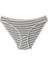 Kadın 3'lü Çizgili Bikini Slip Külot 2