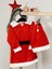 Kız Çocuk Şapkalı Noel Elbise 4
