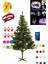 150 cm Yılbaşı Çam Ağaç Seti 3 Metre Pilli Rgb LED Işıklı, 1