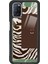 Oppo A72 Kahve Zebra Tasarımlı Glossy Telefon Kılıfı 1