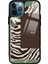 Apple iPhone 13 Pro Kahve Zebra Tasarımlı Glossy Telefon Kılıfı 1