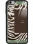 iPhone 6 Plus Kahve Zebra Tasarımlı Glossy Telefon Kılıfı 1
