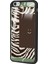 iPhone 6 Plus Kahve Zebra Tasarımlı Glossy Telefon Kılıfı 2