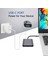 4ın1 USB Tip C Hub'dan Çift 4K Hd'ye Uyumlu Şarj Bağlantı Noktası Usb-C Bağlantı Istasyonu Adaptörü Çift Ekran Desteği (Yurt Dışından) 3