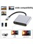 4ın1 USB Tip C Hub'dan Çift 4K Hd'ye Uyumlu Şarj Bağlantı Noktası Usb-C Bağlantı Istasyonu Adaptörü Çift Ekran Desteği (Yurt Dışından) 5