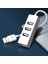 5 Adet Hub USB Çoklu 2.0 Hub USB Splitter Güç Adaptörü Yüksek Hızlı 4 Bağlantı Noktası Pc Windows Bilgisayar Aksesuarları Için Hepsi Bir Arada B (Yurt Dışından) 5