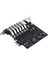 Taşınabilir Masaüstü Usb3.2 Genişletme Kartı 8 Bağlantı Noktalı Sata Adaptör Kartı Pci-E - Usb3.2 Tip C Yükseltici Kart (Yurt Dışından) 2