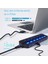 USB Hub 2.0 USB Splitter Çoklu Hub Adaptörü USB Birkaç Bağlantı Noktalı Güç Adaptörü Pc Dizüstü Bilgisayar Için Anahtar Aksesuarları Ile, Beyaz (Yurt Dışından) 3