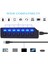 USB Hub 2.0 USB Splitter Çoklu Hub Adaptörü USB Birkaç Bağlantı Noktalı Güç Adaptörü Pc Dizüstü Bilgisayar Için Anahtar Aksesuarları Ile, Beyaz (Yurt Dışından) 5