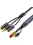 Dijital Analog Ses Dönüştürme Kablosu 2rca + 3.5mm Jack Stereo Ses Kablosu Hdtv, Dvd, Kulaklık (4.9 Feet) (Yurt Dışından) 1