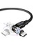 540 Manyetik Kablo Mikro USB Tip C Hızlı Şarj Telefon Mıknatıslı Şarj Cihazı 12 11 Pro x Max 7 8 Artı (Yurt Dışından) 2