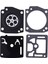 5 Adet/grup Karbüratör Tamir Rebuild Diyafram Kiti Husqvarna 362 365 371 372 Walbro Tipi Testere Yedek Parçayı Değiştirin (Yurt Dışından) 2