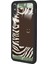 iPhone Xs Max Kahve Zebra Tasarımlı Glossy Telefon Kılıfı 2