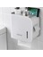 Rulo Kağıt Tutucu Kağıt Havluluk Duvar Kağıdı Banyo Stand Rafı Sepet Banyo Aksesuarları Gri (Yurt Dışından) 4