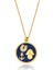 Jewelry 14 Ayar Altın Lacivert Mineli Şans Kolyesi KRS-N115-14GNZ 1