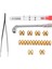 37 Adet 3D Yazıcı Nozulları Mk8 Memesi 0.2,0.3,0.4,0.5,0.6,0.8,1.0mm Ekstruder Baskı Kafası Creality Cr-10 Ender 3 5 (Yurt Dışından) 1